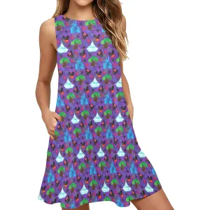 Park Hopper Fireworks Sleeveless A-Line Pocket Dress