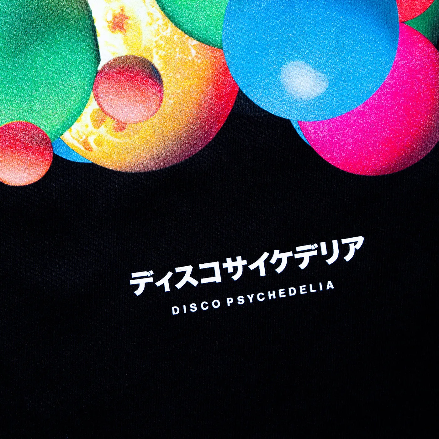 006 Disco Psychedelia Back Print - Tshirt - Black