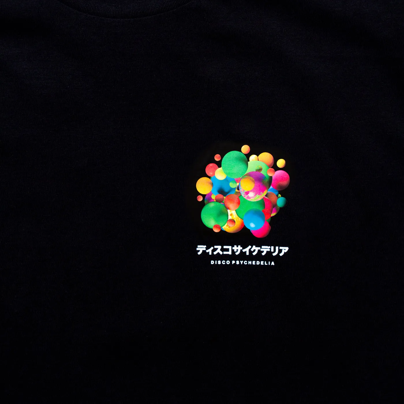 006 Disco Psychedelia Back Print - Tshirt - Black