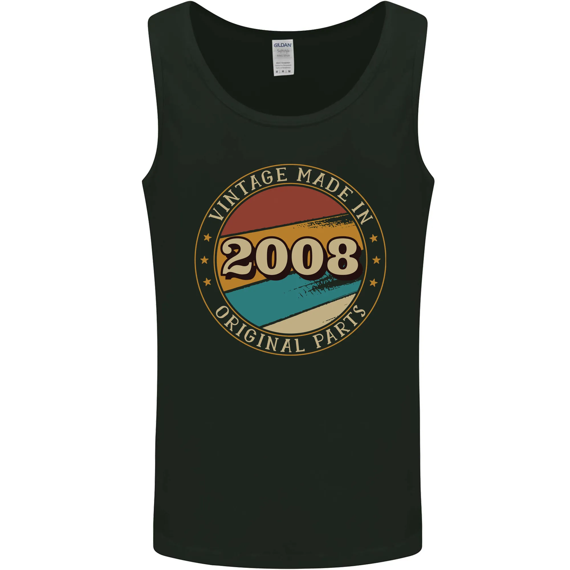 16th Birthday  Vintage Made In 2008 Mens Vest Tank Top