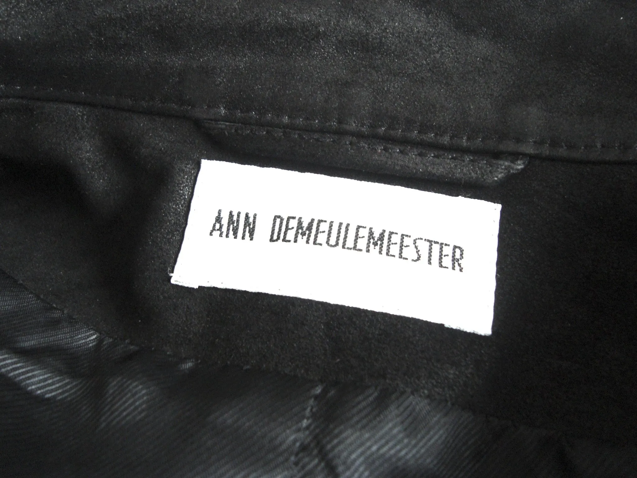 2012 Nubuck Leather 'Angelina' Biker Jacket with Double Zipper