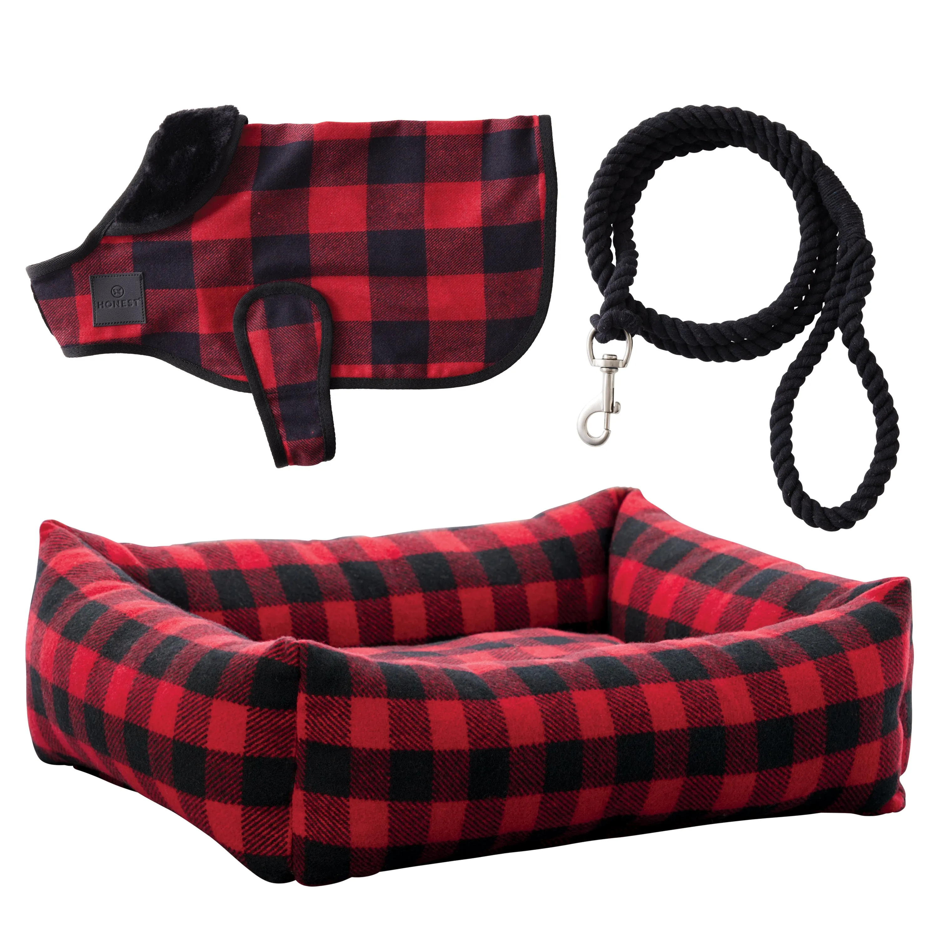 3-Piece Holiday Tartan Pet Gift Set