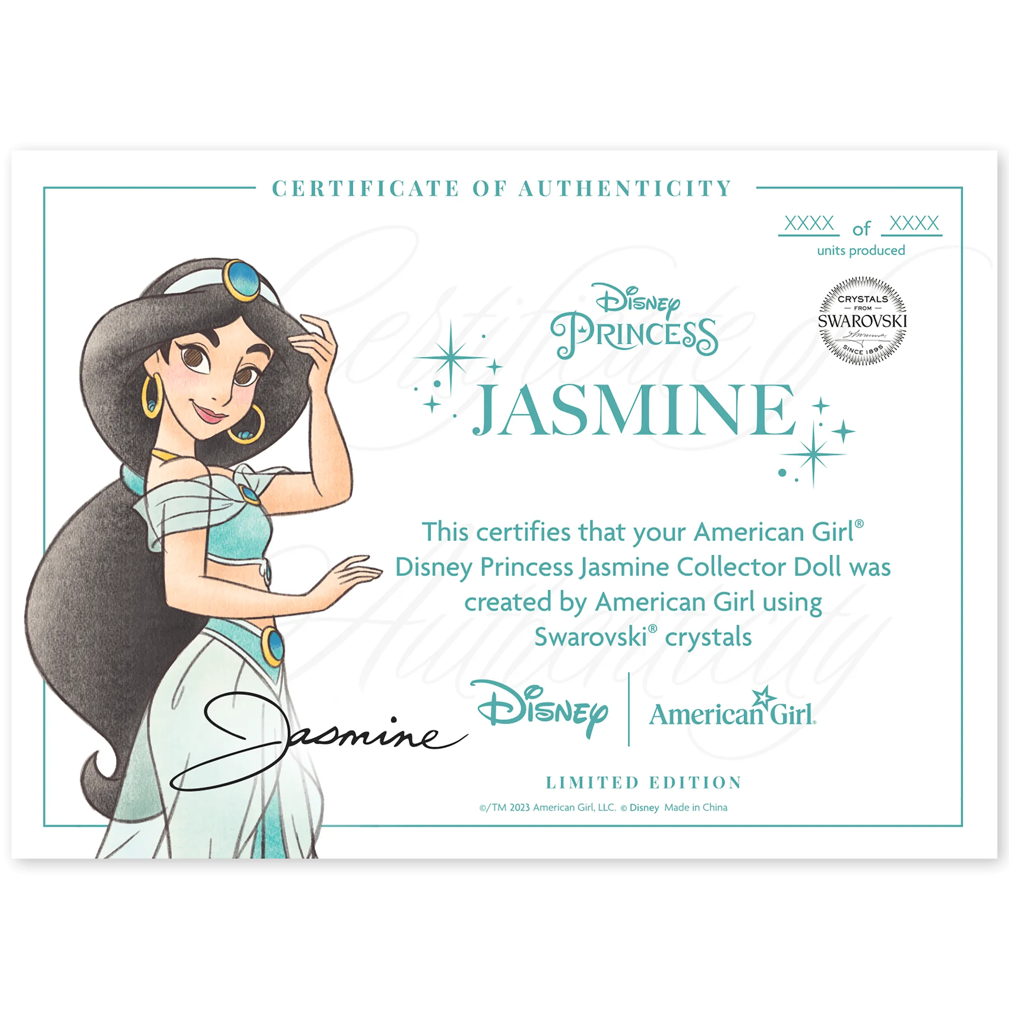 American Girl® Disney Princess Jasmine Collector Doll