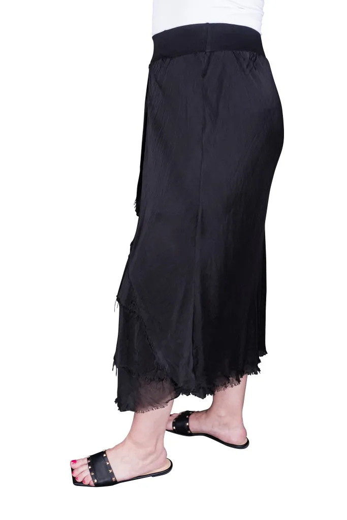 Anna Silk Cha Cha Skirt (SL205)