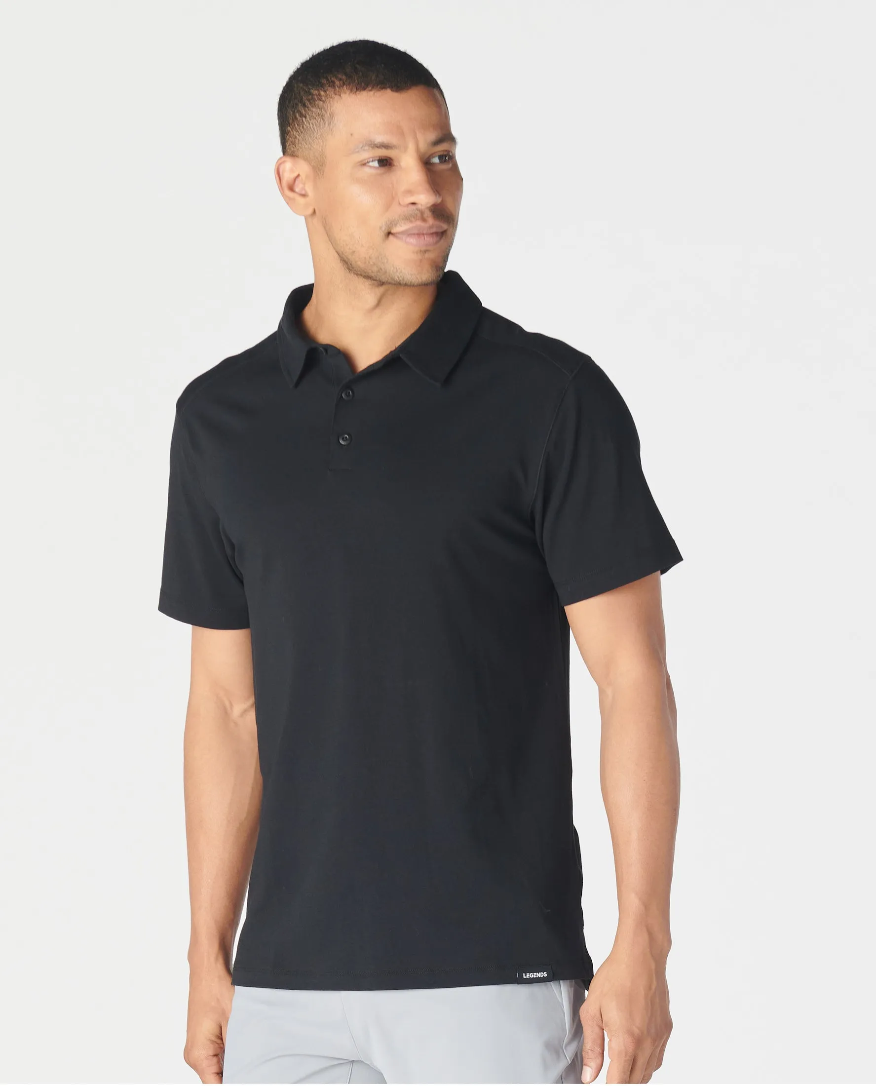 Aviation Polo Black