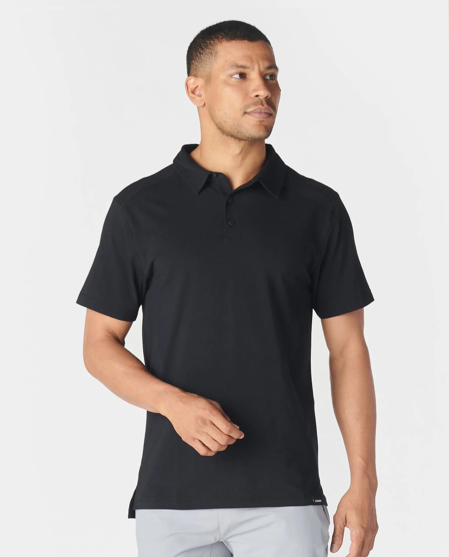 Aviation Polo Black