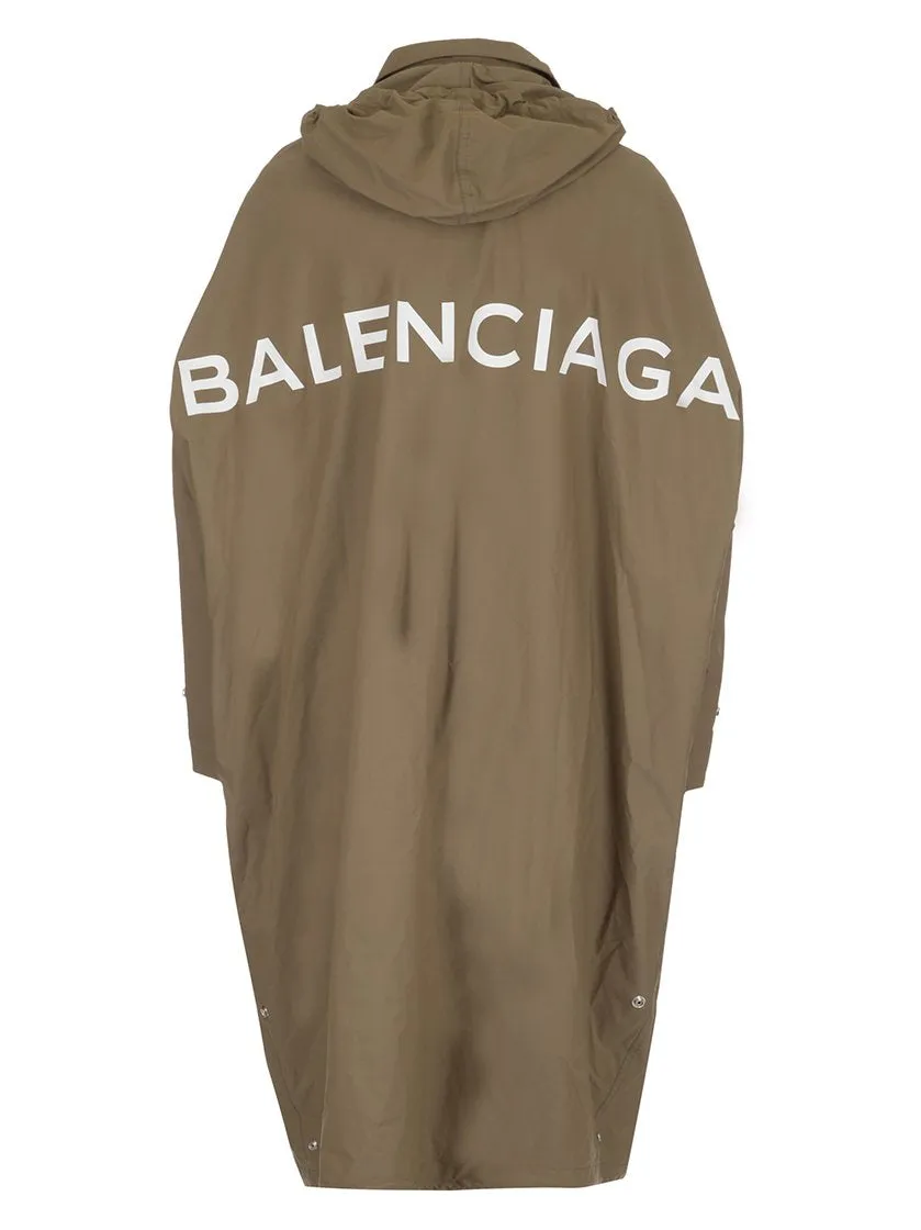 Balenciaga Logo Raincoat