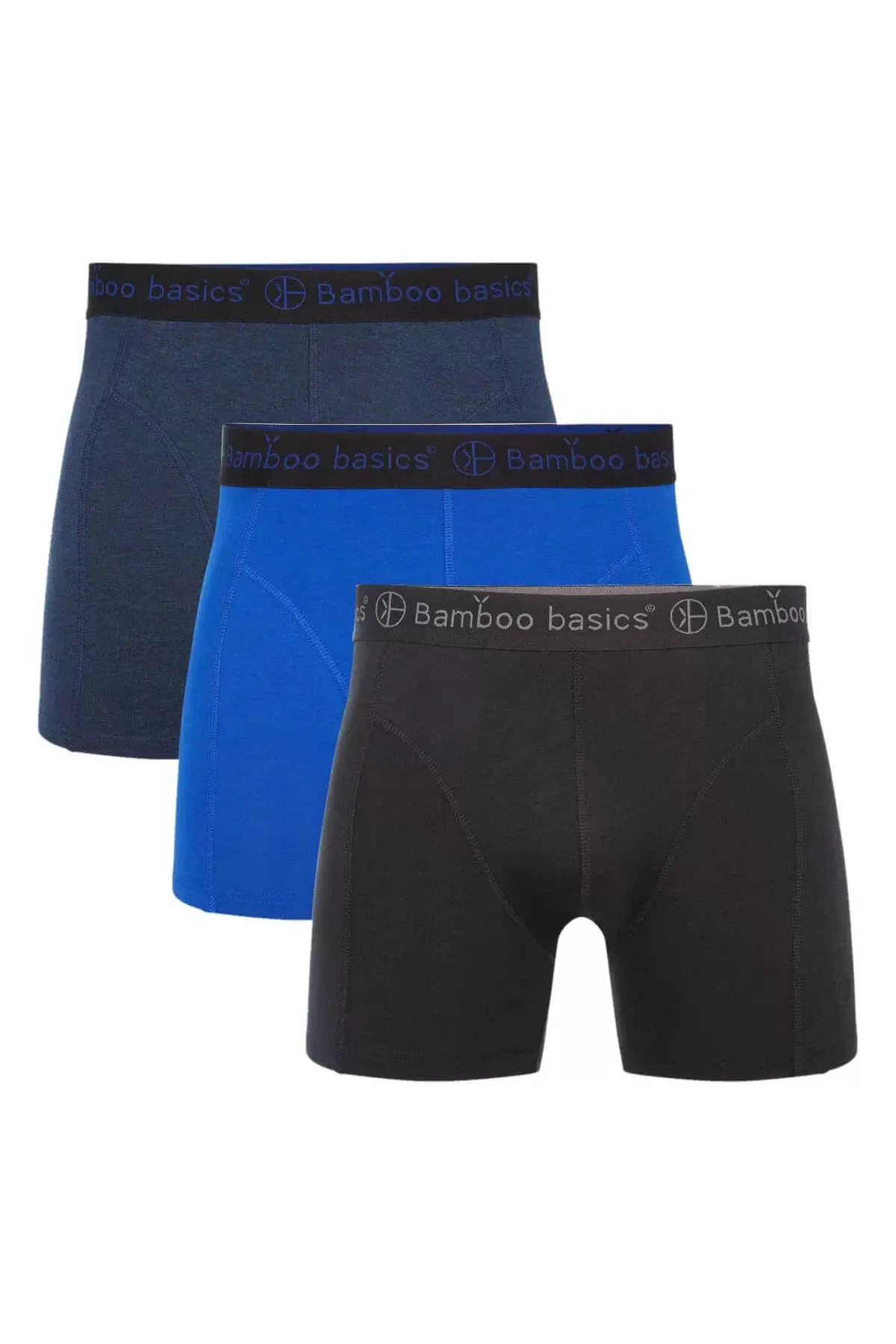 Bamboo Basics Rico Mens BB Knitted Boxershorts 3-pack