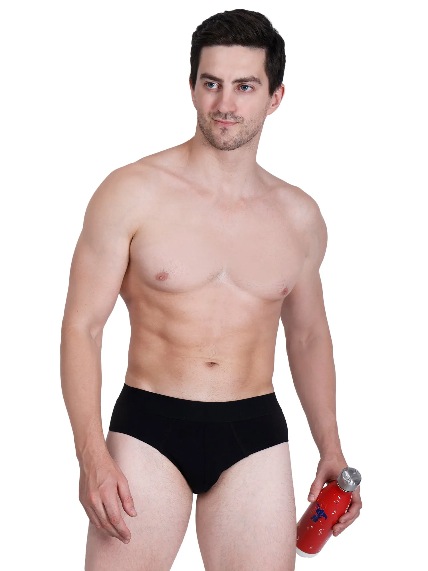 Bamboo Fabric Men's Underwear | Pack Of 2 | Black