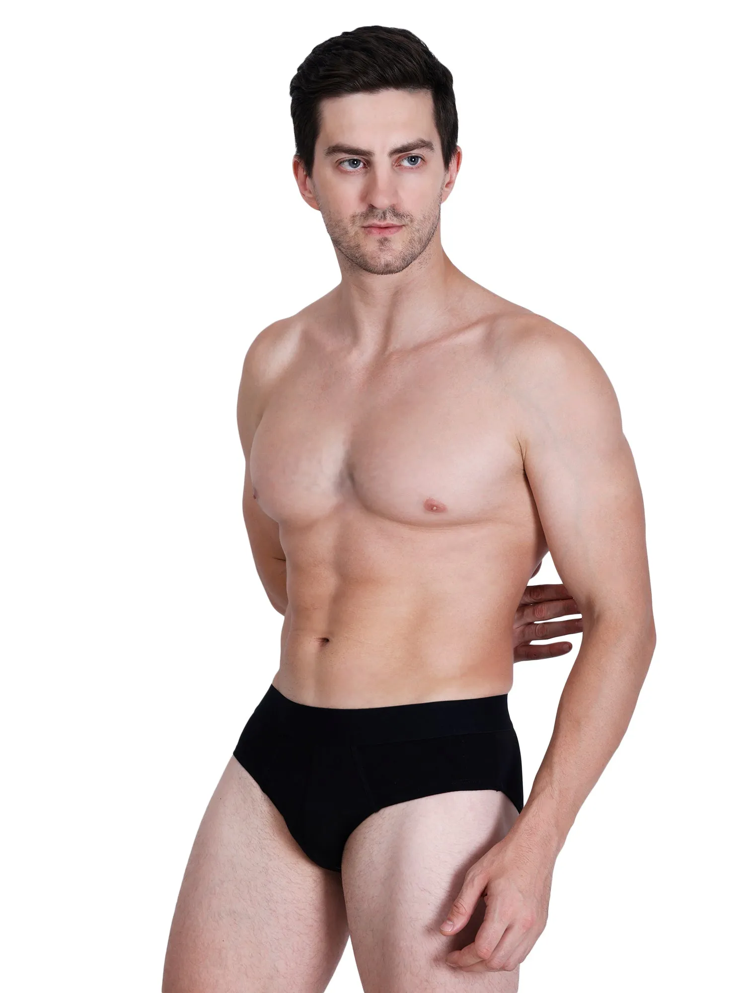 Bamboo Fabric Men's Underwear | Pack Of 2 | Black