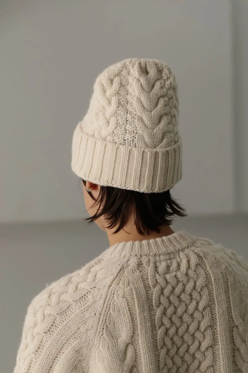 Bare Knitwear Porteau Cable Beanie (Multiple Colours)