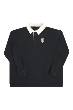 Black Rugby Polo