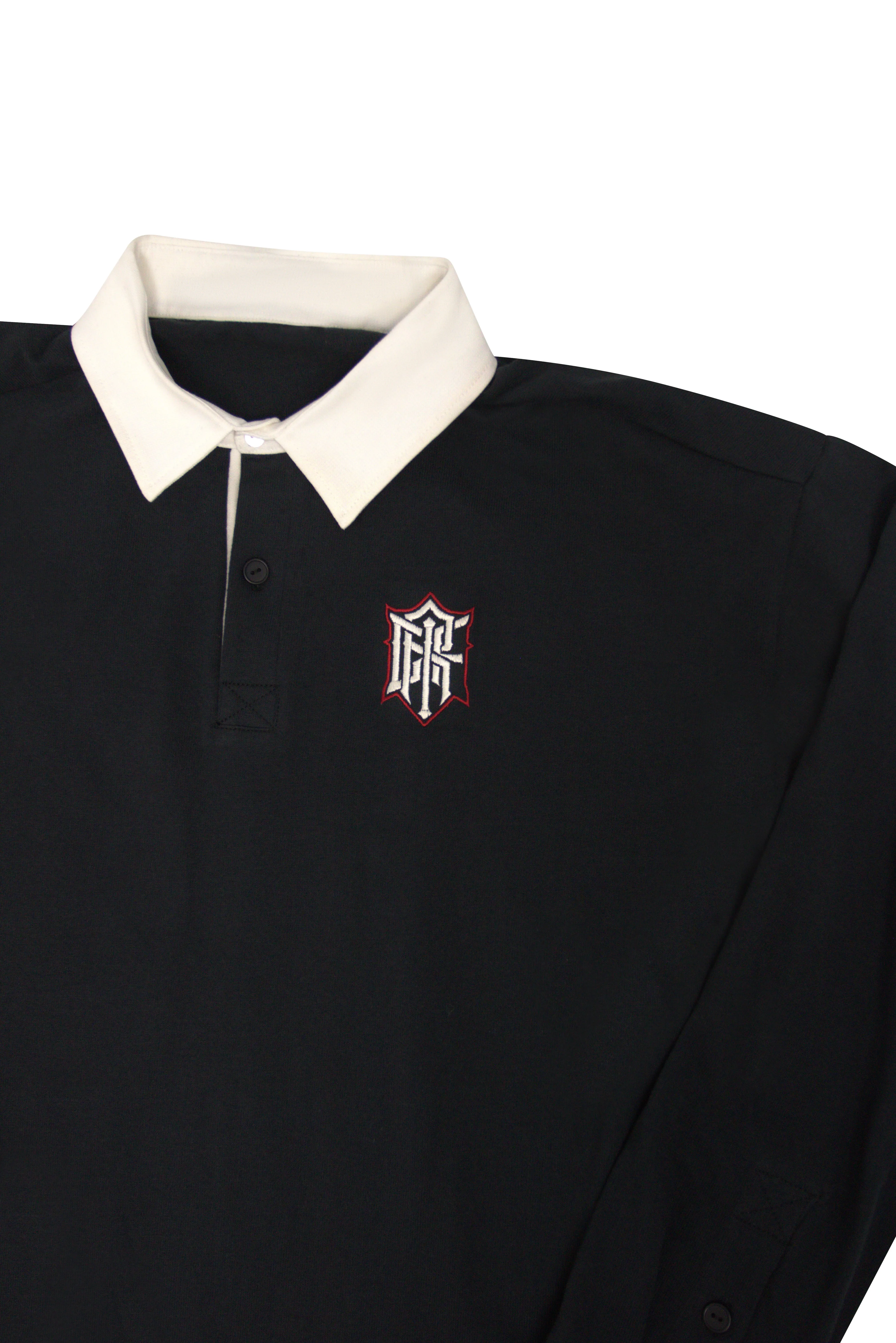 Black Rugby Polo