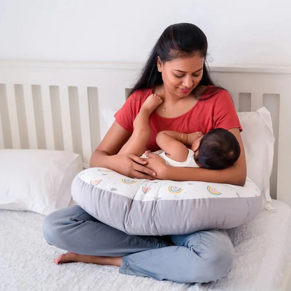 Blue Airplane Theme Nursing Pillow