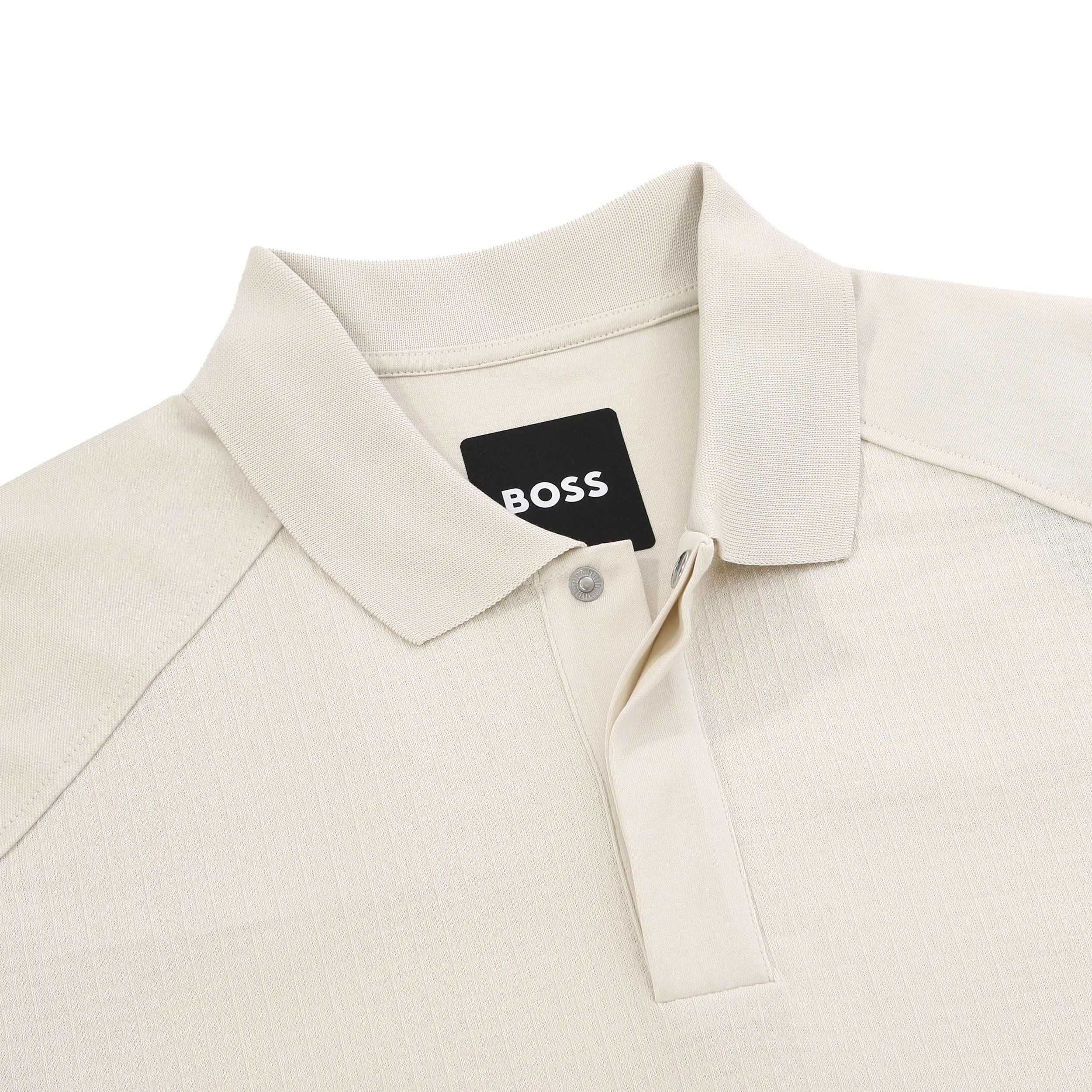 BOSS P Parlay 207 Polo Shirt in Open White