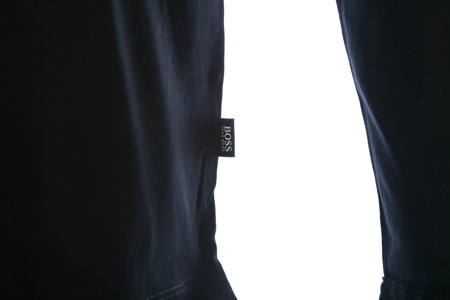 BOSS Paver 15 Long Sleeve Polo Shirt in Black