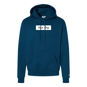 Box Logo - Champion Hooded Sweatshirt