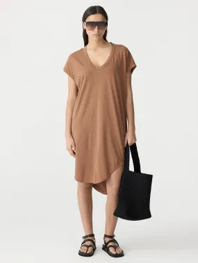 Boxy T.Shirt Dress w/tail ll Argan