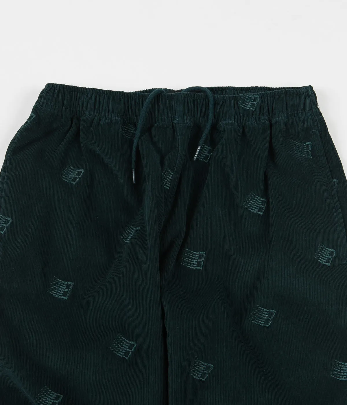 Bronze 56K All Over Embroidered Synch Cord Pants - Dark Teal