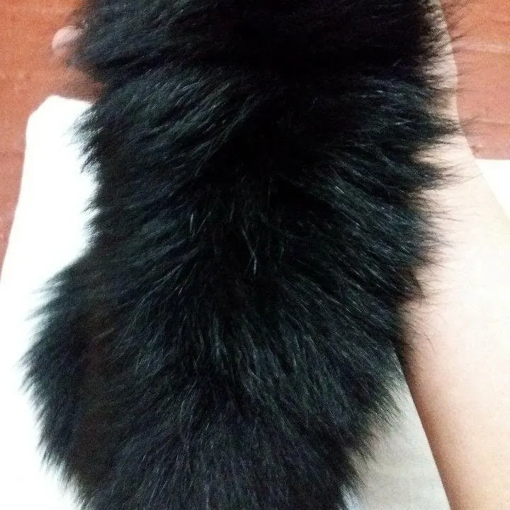 BY ORDER, 60-80 cm Real Fox Fur (Tail) Trim Hood, Fur collar trim, Fox Fur Collar, Fur Scarf, Fur Ruff, Fur Hood, Fur stripe, Coat Trim