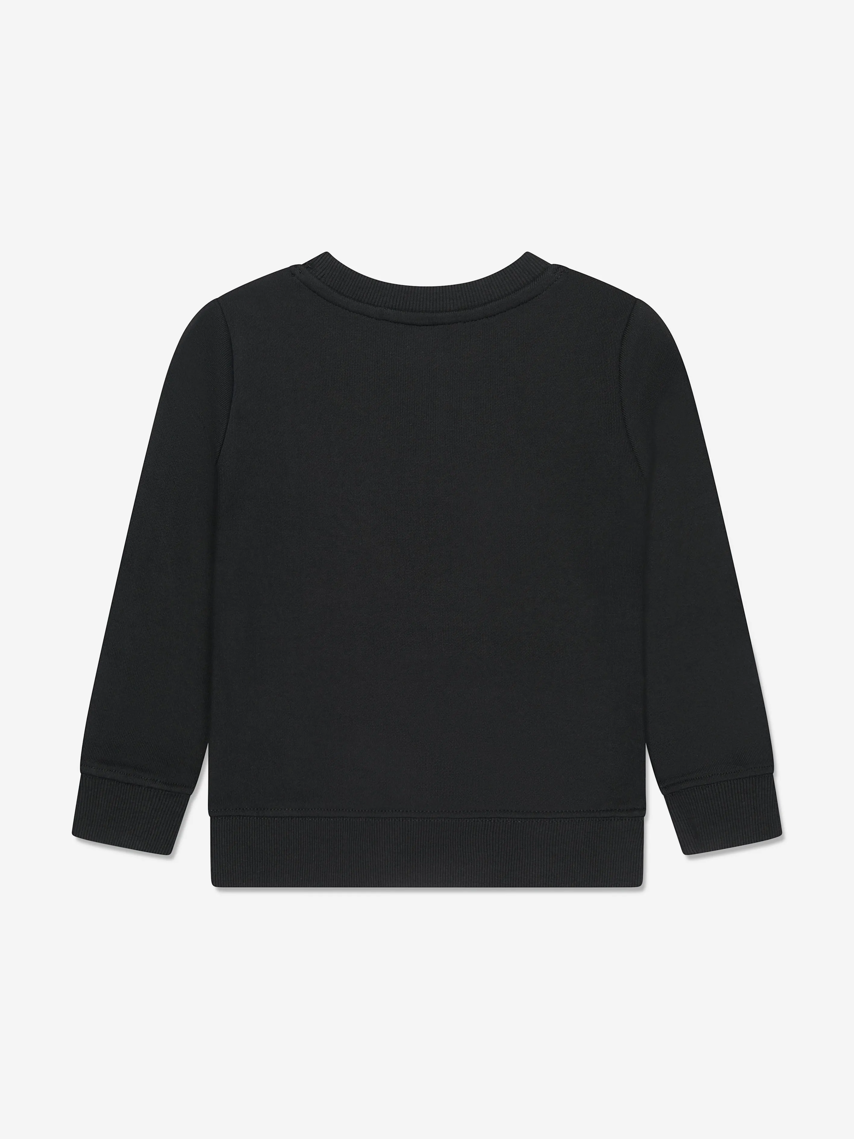 Calvin Klein Boys Maxi Block Logo Sweatshirt in Black