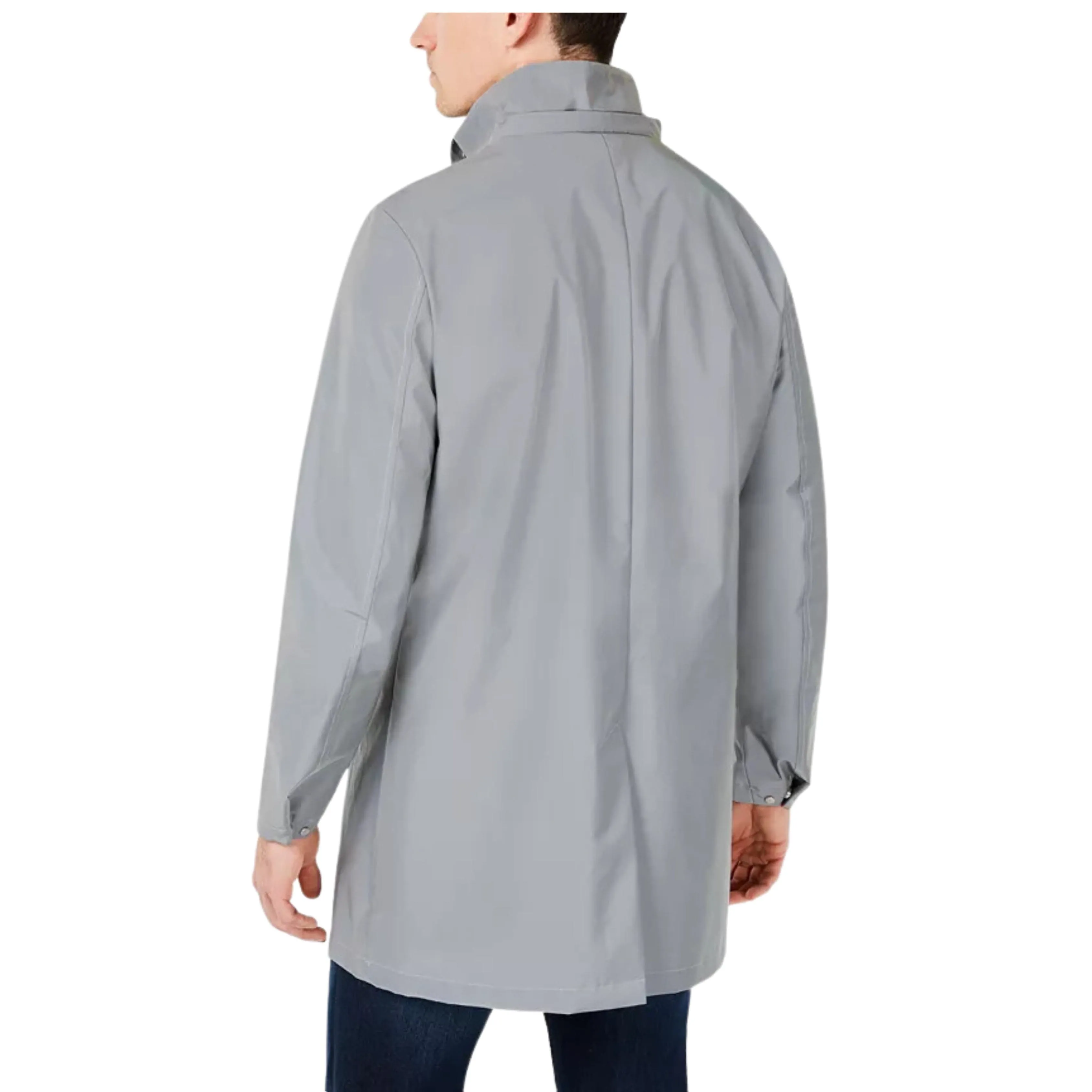 Calvin Klein - Men's Slim-Fit Reflective Raincoat