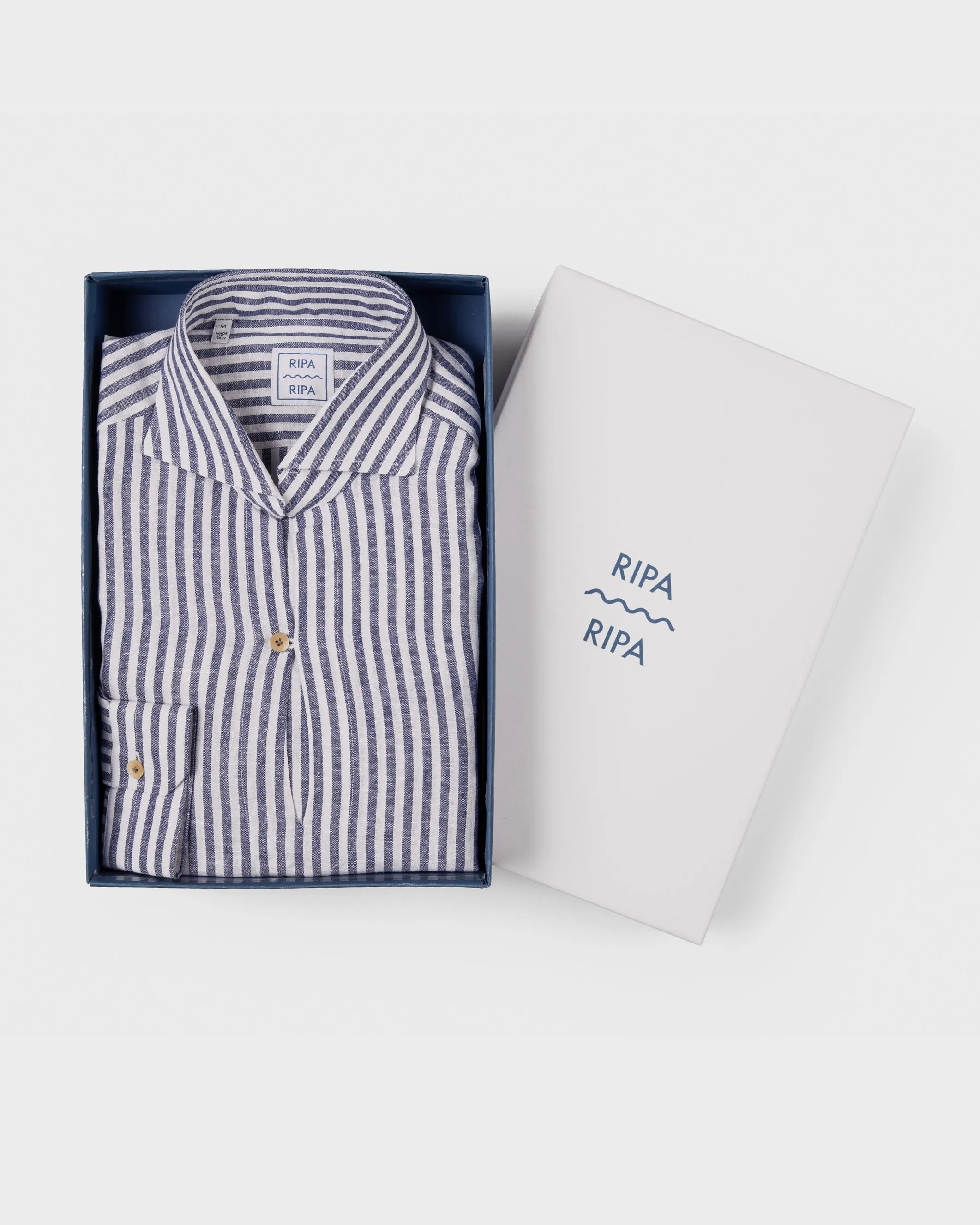 CAPRI LINEN SHIRT IN BLUE