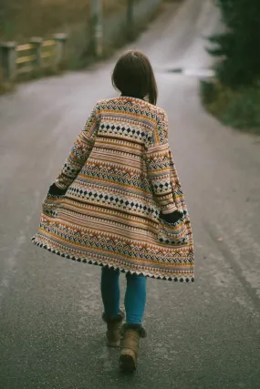 Cardigan Mona in peruvian print