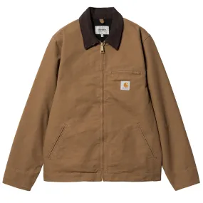 Carhartt WIP Detroit Jacket Hamilton Brown / Tobacco Rinsed