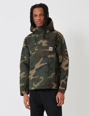 Carhartt-WIP Nimbus Half-Zip Jacket (Un-Lined) - Camo Laurel Green