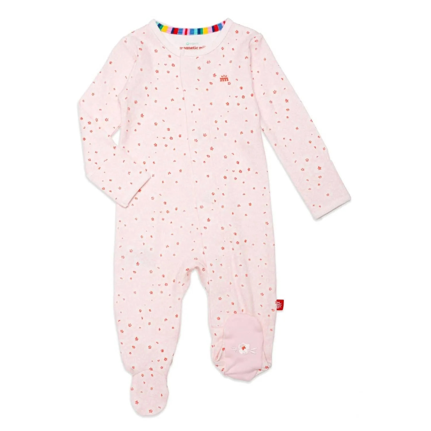 chloe organic cotton magnetic parent favorite footie