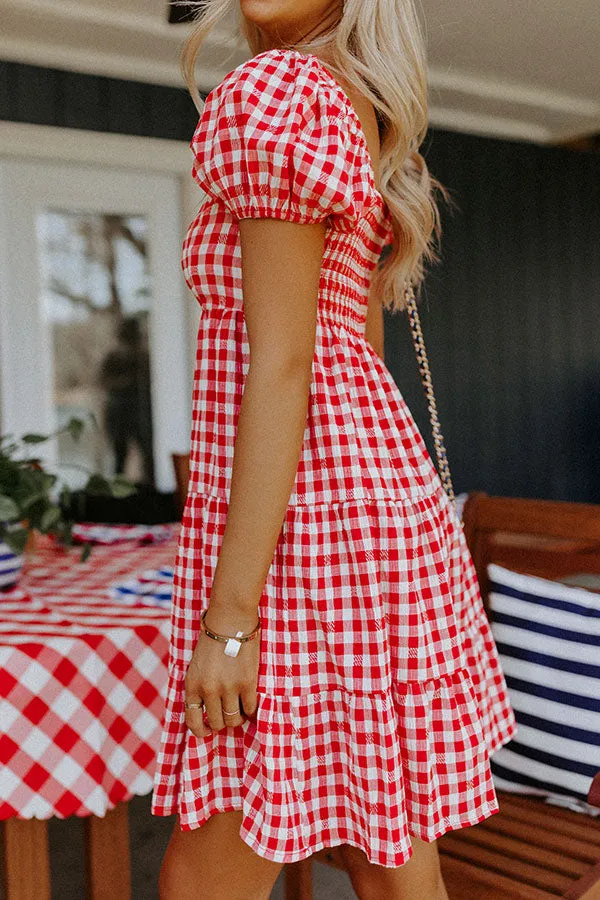 Class And Charm Gingham Dress