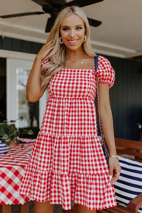 Class And Charm Gingham Dress