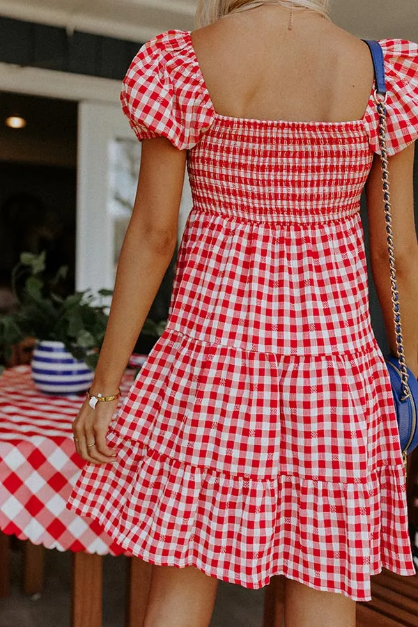 Class And Charm Gingham Dress