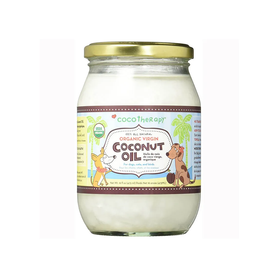 CocoTherapy Organic Coconut Oil for Dogs