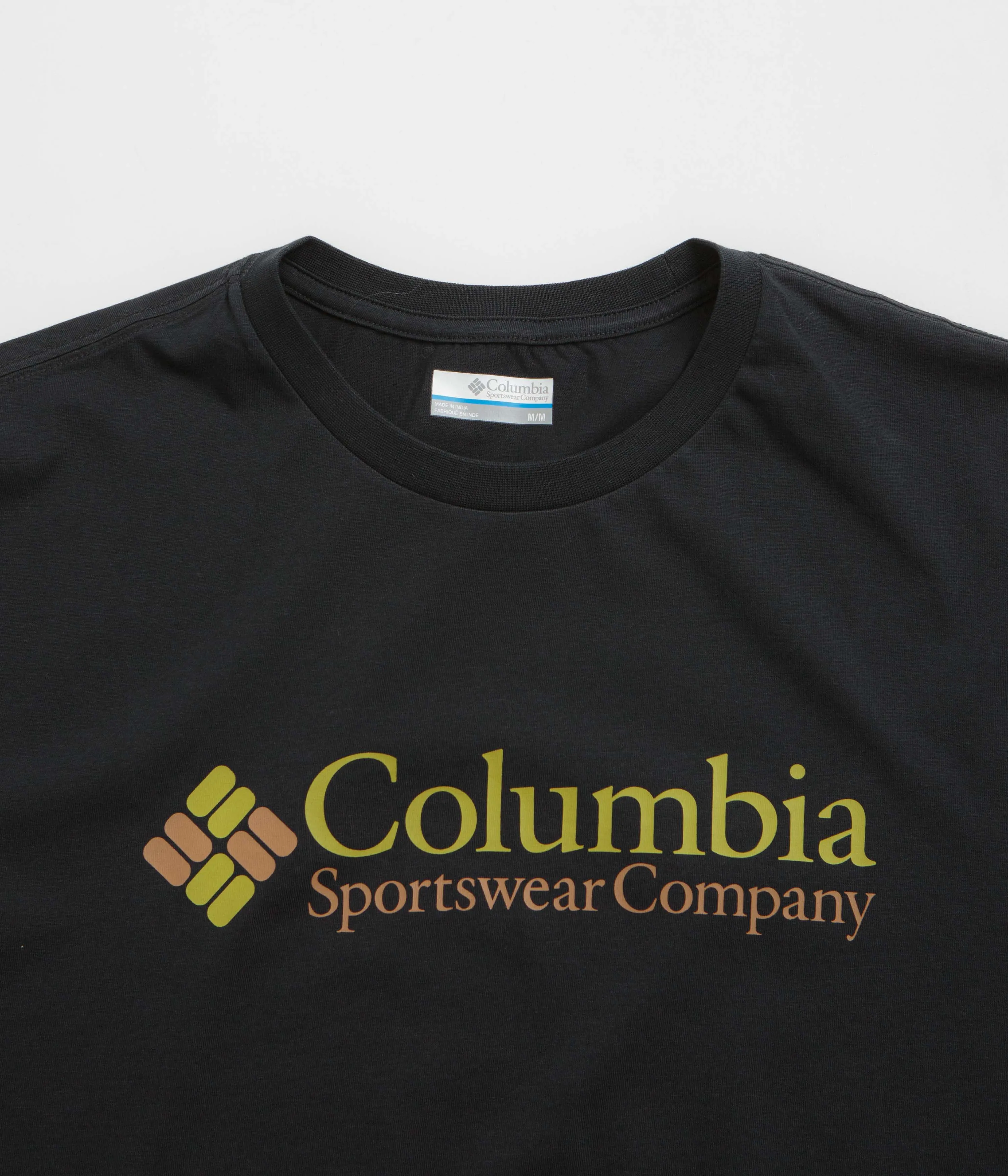 Columbia CSC Basic Logo T-Shirt - Black / CSC Retro Logo / White