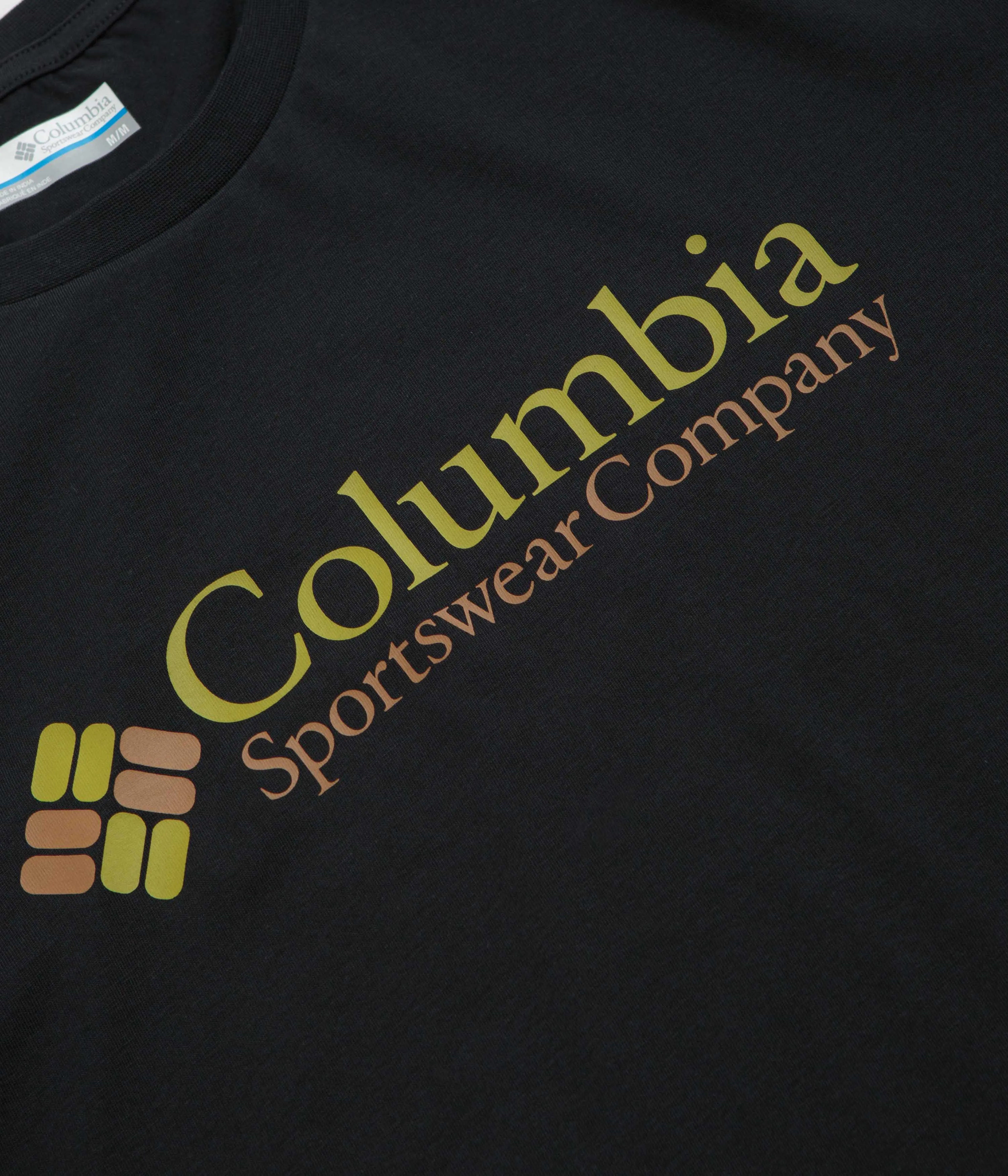 Columbia CSC Basic Logo T-Shirt - Black / CSC Retro Logo / White