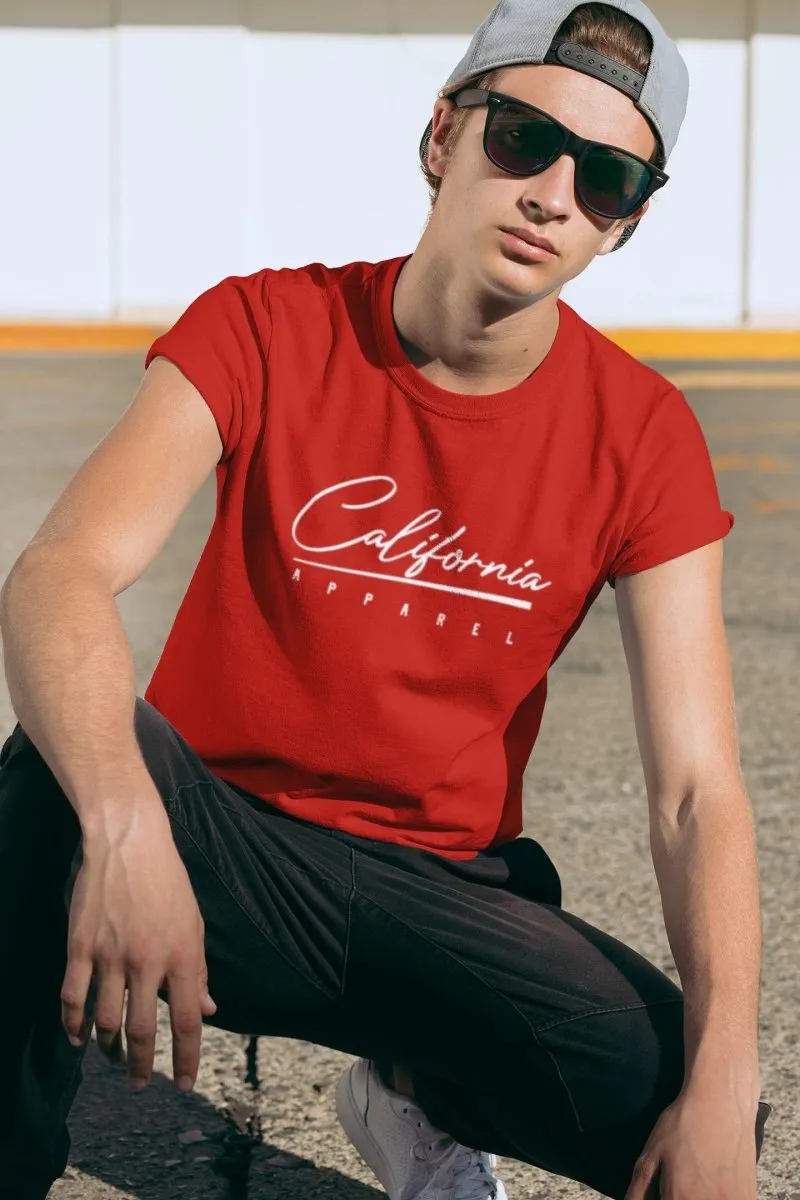 Cool T shirts for men 'California Apparel' Design