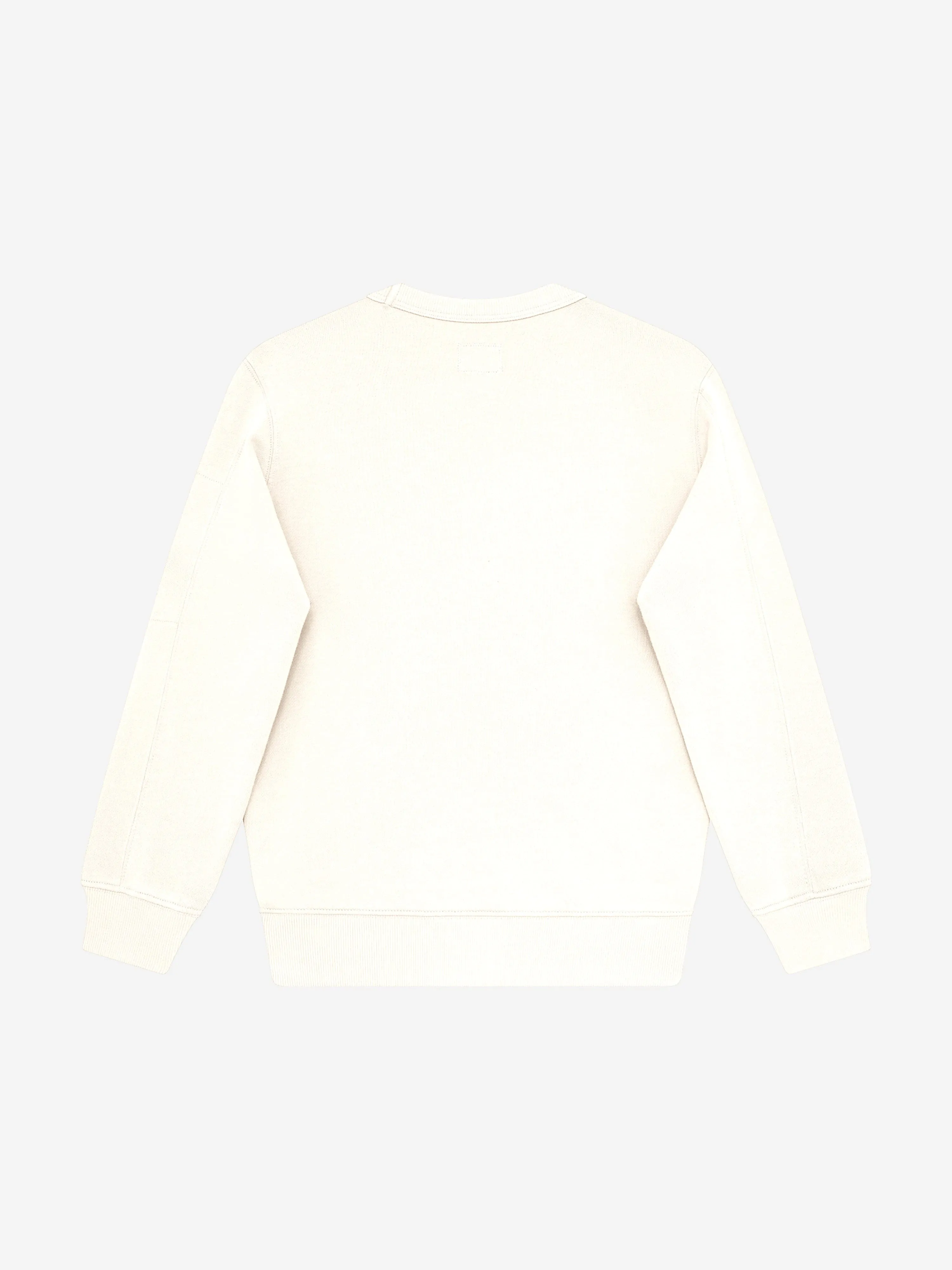 C.P. Company Boys Logo Sweatshirt in Ivory