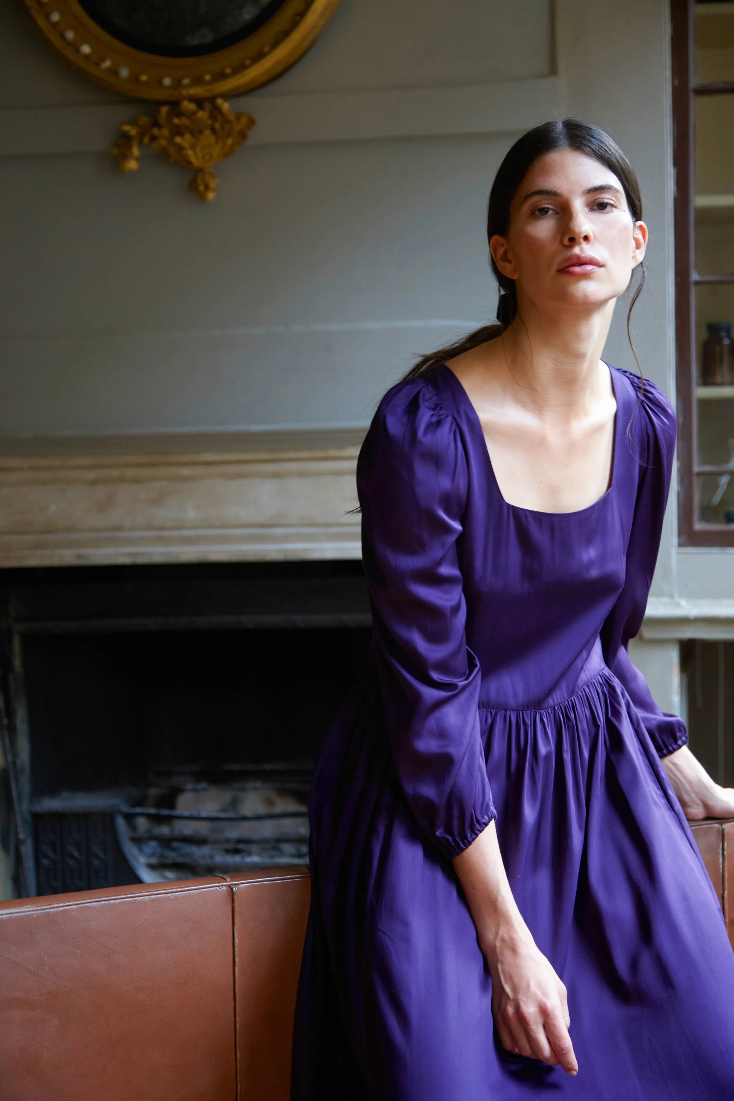 Deep Violet Hampstead Dress