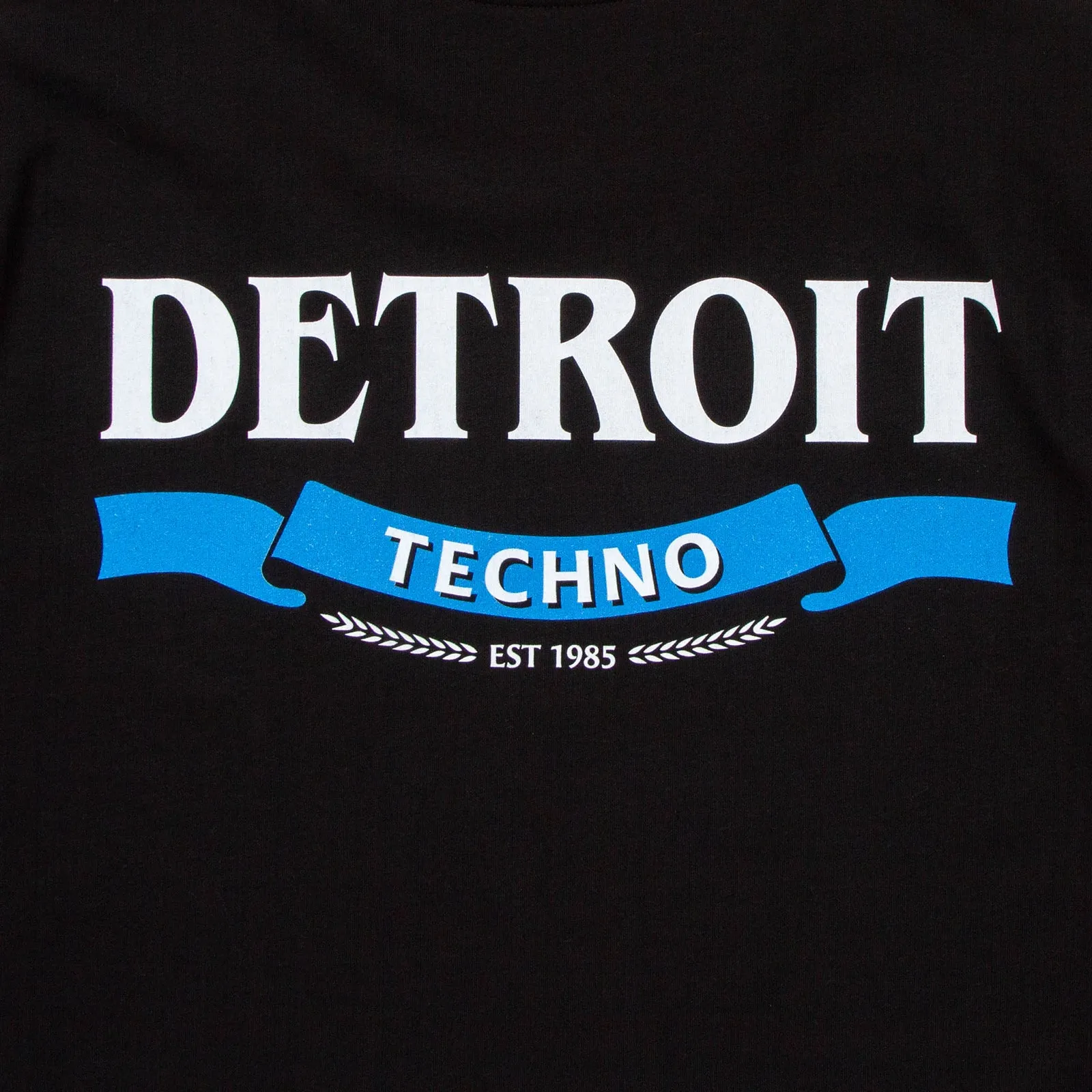 Detroit Techno Especial Back Print - Tshirt - Black