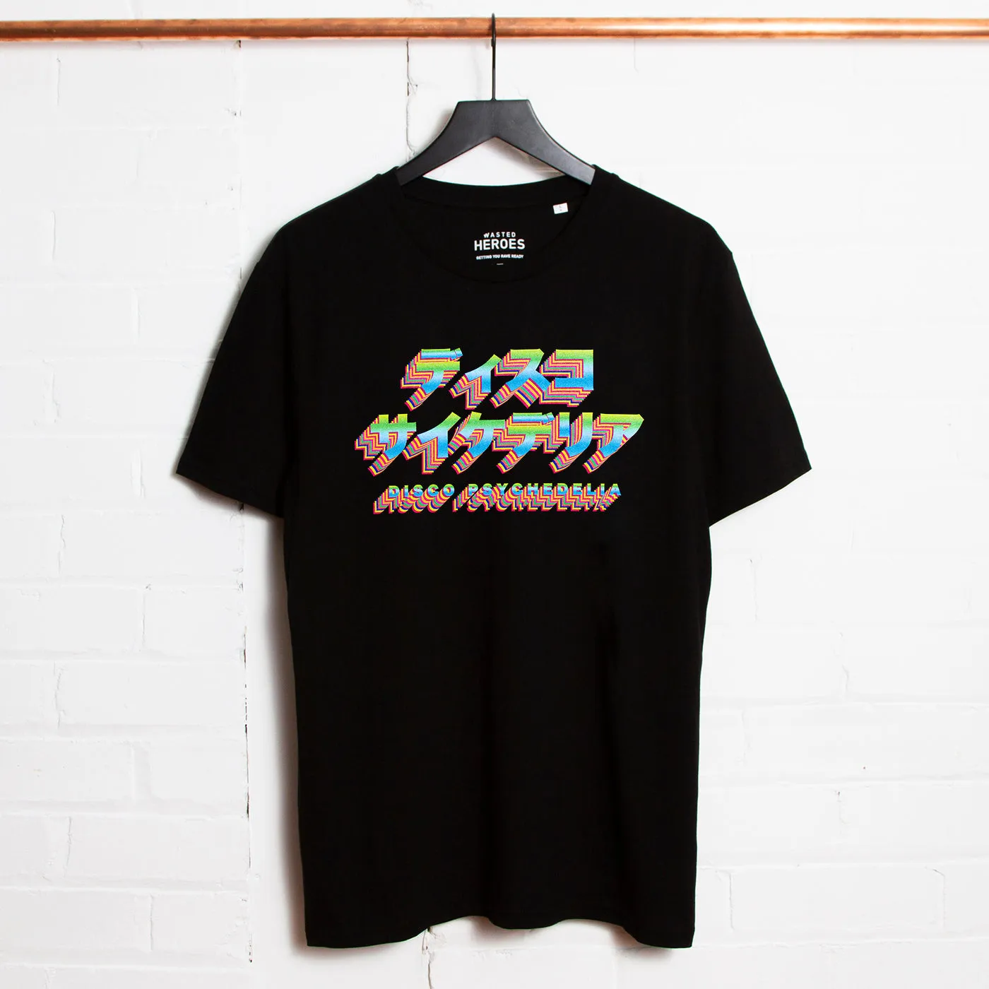 Disco Psychedelia Trail - Tshirt - Black