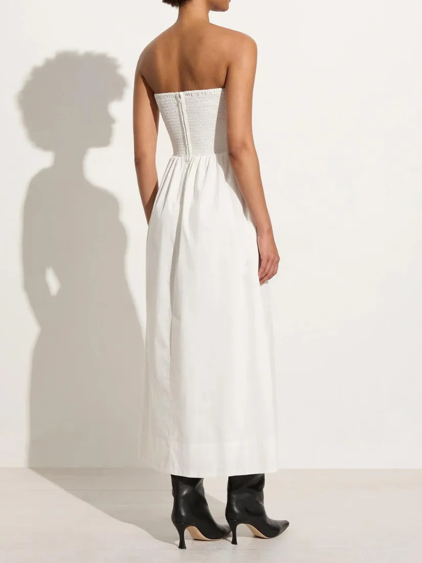 Dominquez Midi Dress White