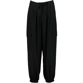 Drawstring Black Pants