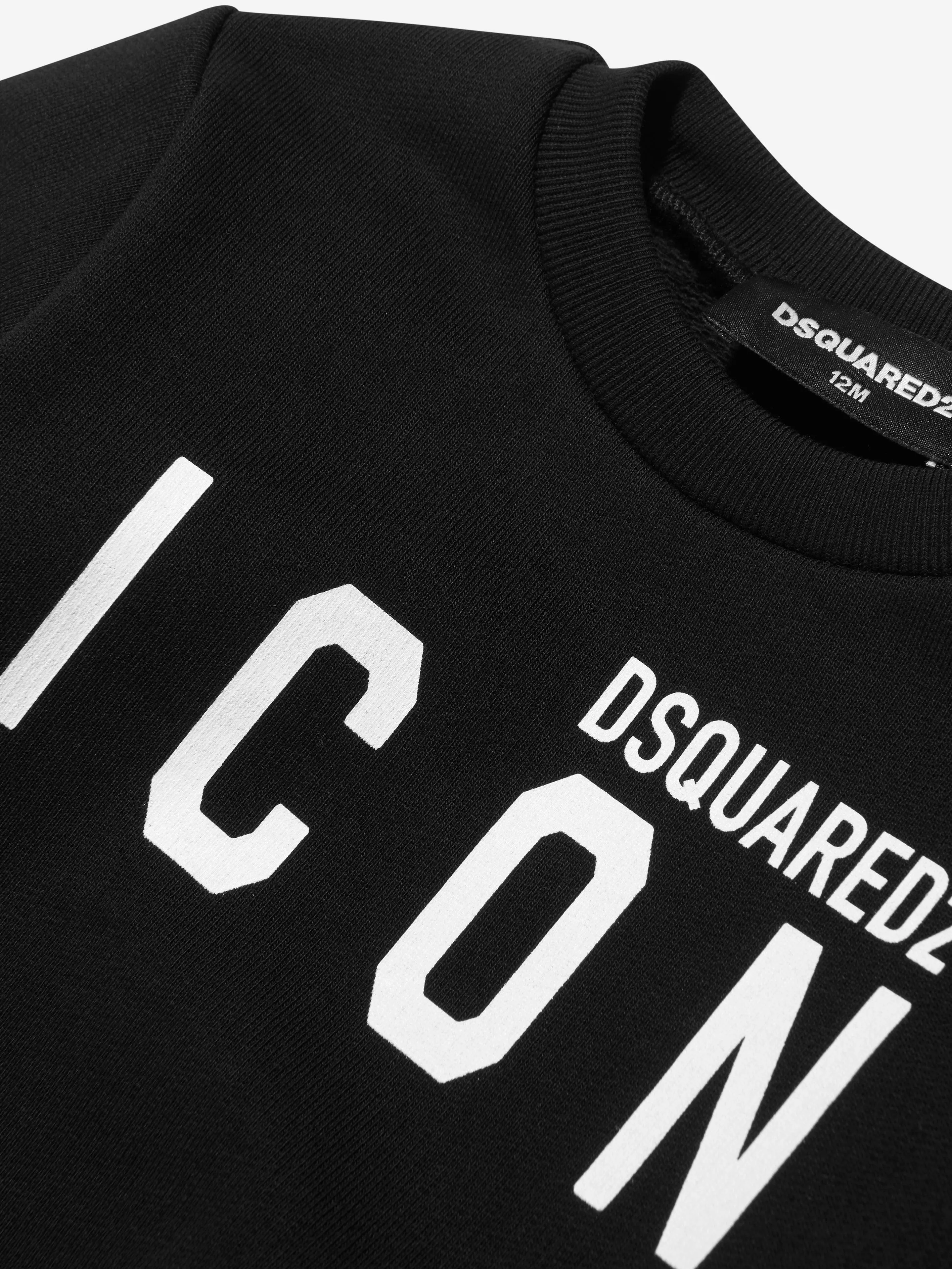 Dsquared2 Baby Icon Sweatshirt In Black