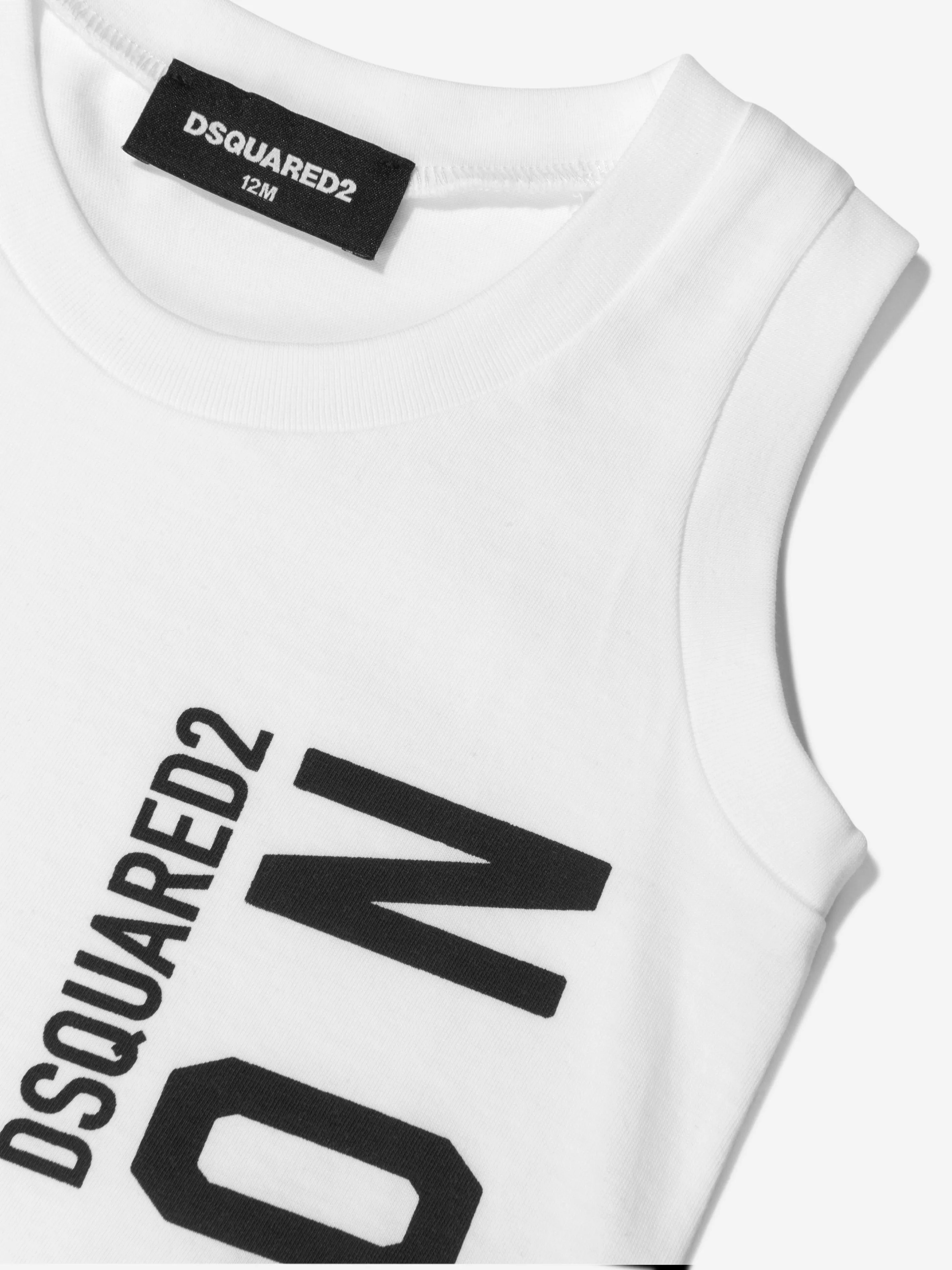 Dsquared2 Baby Unisex Cotton Tank Top