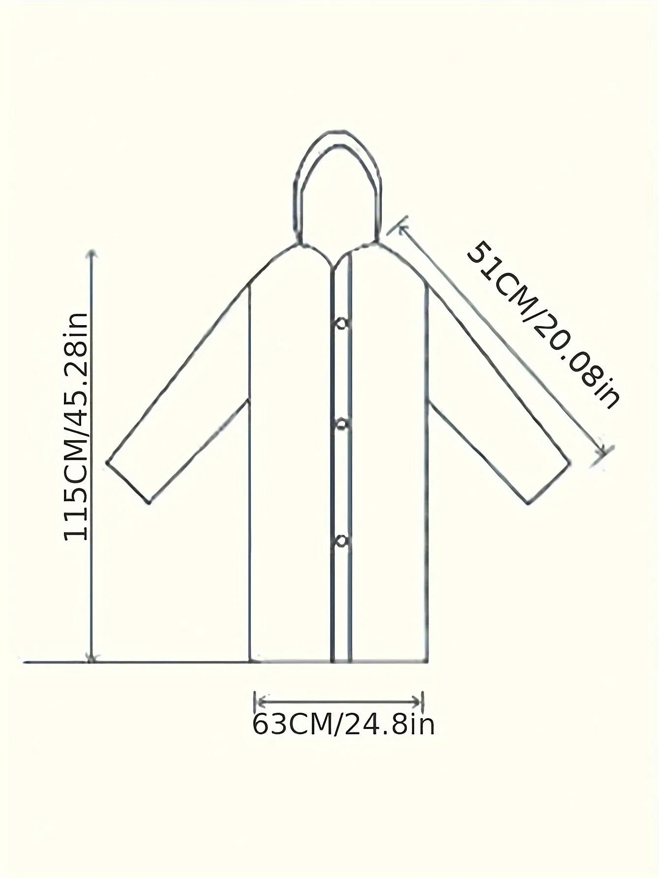 Elegant & Durable Hooded EVA Raincoat – Sleek, Solid Color Design With Long Sleeves & Thickened Layer For Ultimate Warmth And Style On Rainy Travels