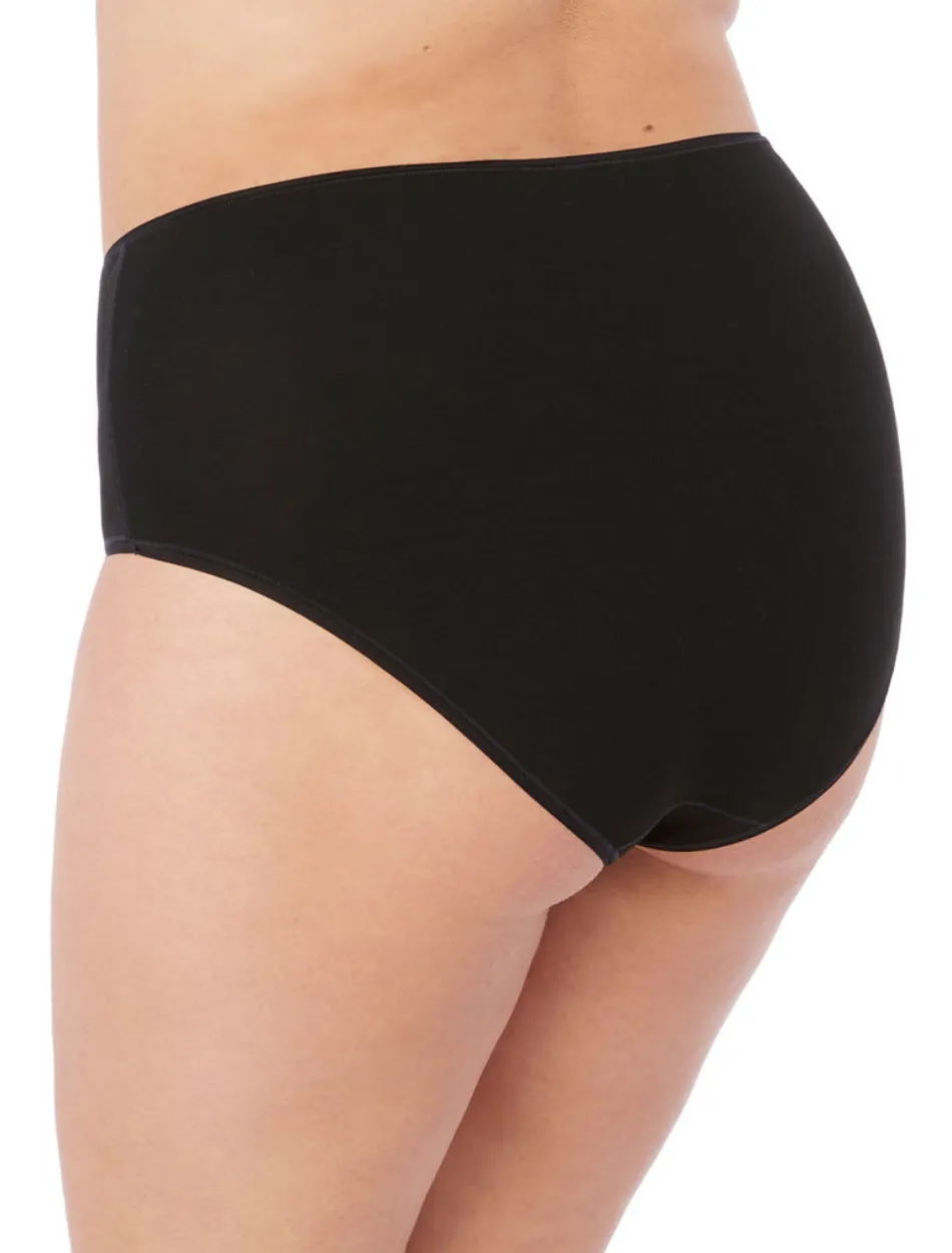 Elomi Smooth Full Brief, Black