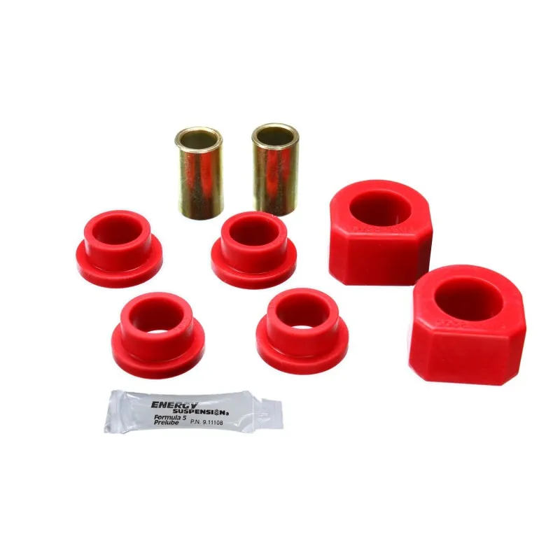 Energy Suspension Hyper-Flex Front Sway Bar Bushing - 1.25 in Bar - Red / Cadmium - GM Fullsize Truck 1981-91