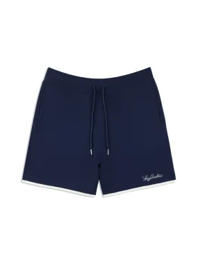 Enzo Knit Shorts- Maritime Blue